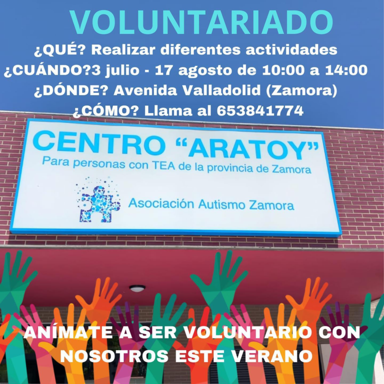 Hazte Voluntari@ ¡Pasa un verano diferente!