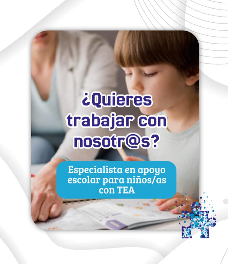 𝐄𝐬𝐩𝐞𝐜𝐢𝐚𝐥𝐢𝐬𝐭𝐚 𝐞𝐧 𝐀𝐩𝐨𝐲𝐨 𝐄𝐬𝐜𝐨𝐥𝐚𝐫 para niños/as con 𝐓𝐫𝐚𝐬𝐭𝐨𝐫𝐧𝐨 𝐝𝐞𝐥 𝐄𝐬𝐩𝐞𝐜𝐭𝐫𝐨 𝐀𝐮𝐭𝐢𝐬𝐭𝐚 (𝐓𝐄𝐀).