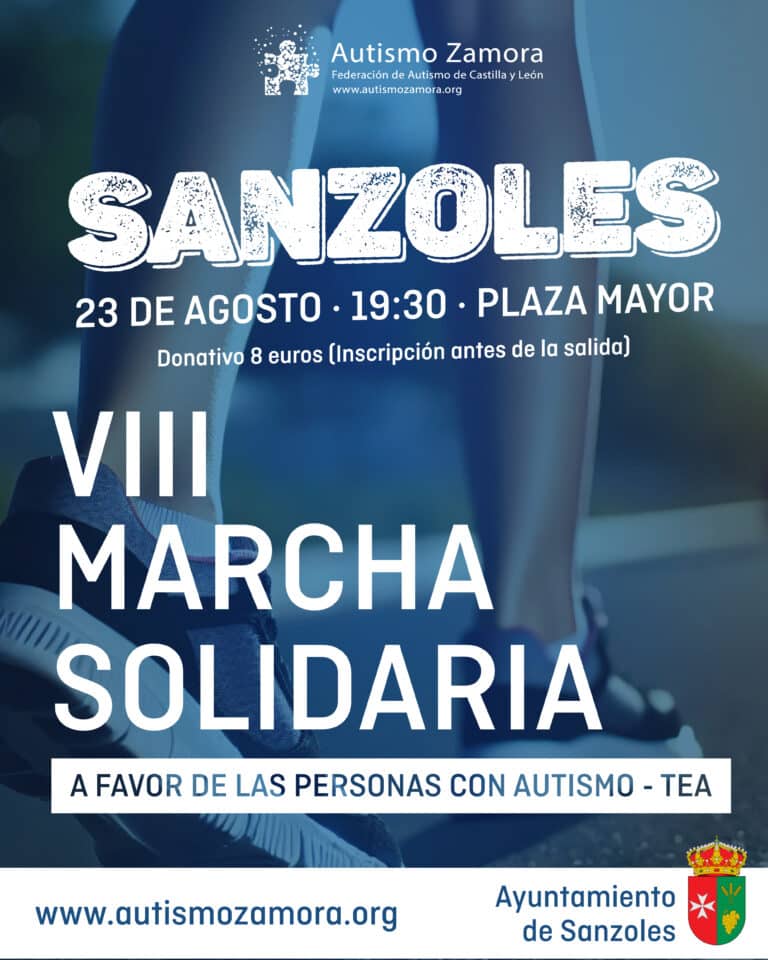 Sanzoles prepara la VIII Marcha Solidaria a favor del Autismo