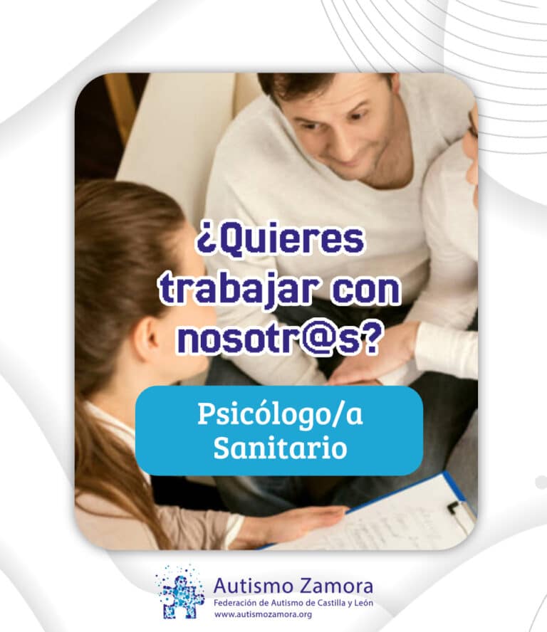 Psicólogo/a Sanitario en la Asociación de Autismo Zamora