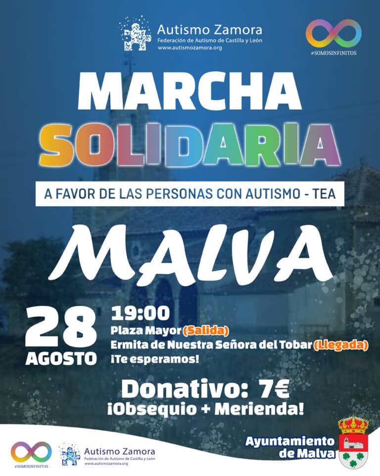 Marcha Solidaria en Malva a favor de las personas con autismo